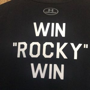 Under armor and Rocky collab shirt